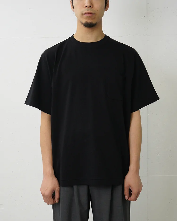 YAECA (MEN) / Dry-Touch T-Shirt / BLACK