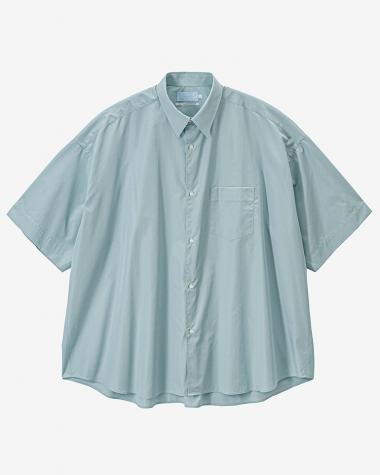  / ALUMO for GP S/S Oversized Regular Collar Shirt / SMOKE BLUE