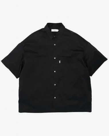 Graphpaper (MEN) / Solotex Twill S/S Oversized Box Shirt / BLACK