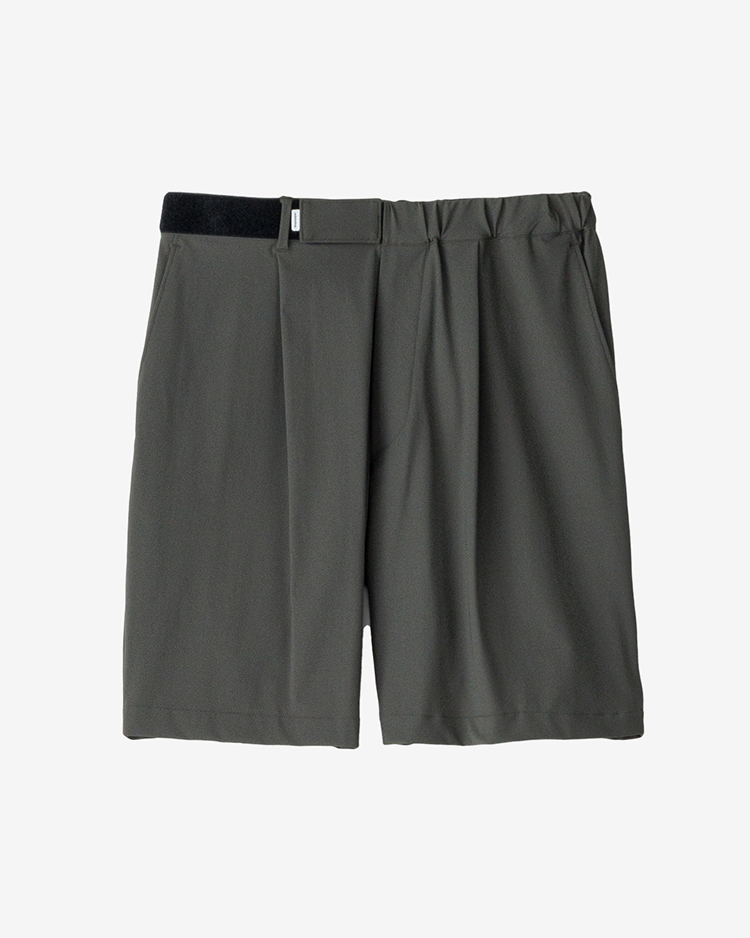 Graphpaper (MEN) / Solotex Twill Wide Chef Shorts / GRAY