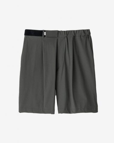  / Solotex Twill Wide Chef Shorts / GRAY