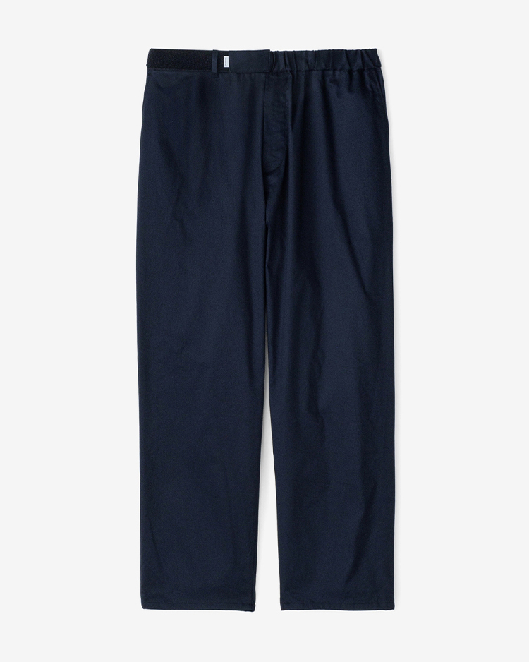 Graphpaper (MEN) / Solotex Twill Wide Tapered Chef Pants / NAVY