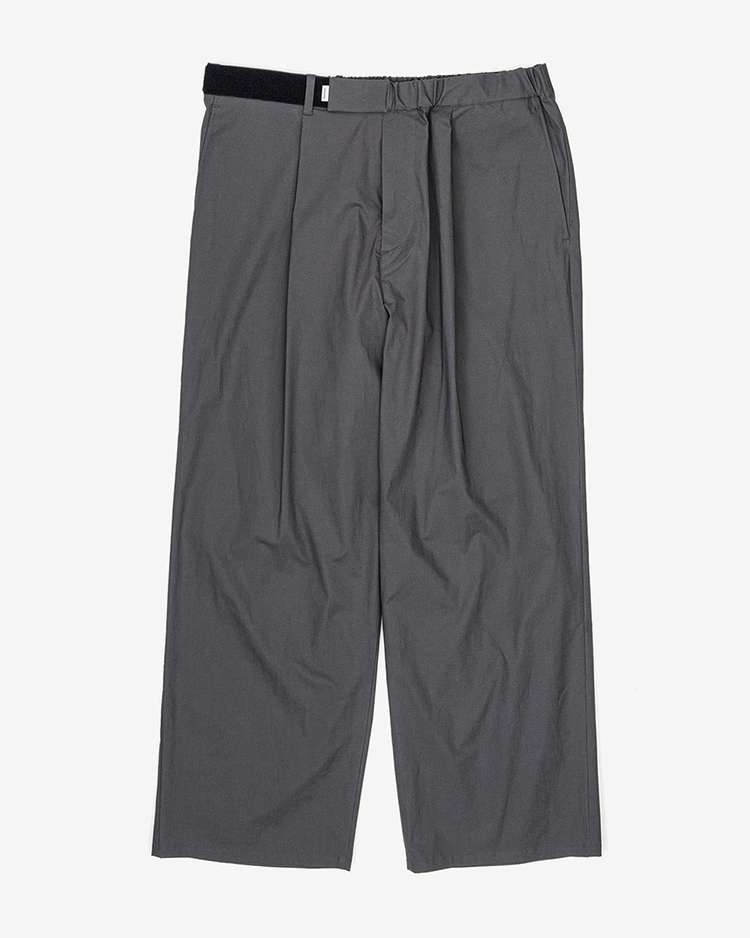 Graphpaper (MEN) / Solotex Twill Wide Chef Pants / GRAY