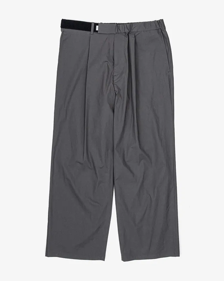 Graphpaper (MEN) / Solotex Twill Wide Chef Pants / GRAY