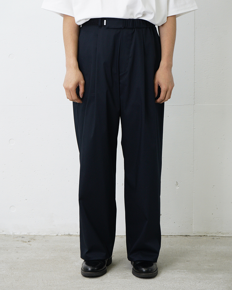 Graphpaper (MEN) / Solotex Twill Wide Chef Pants / NAVY