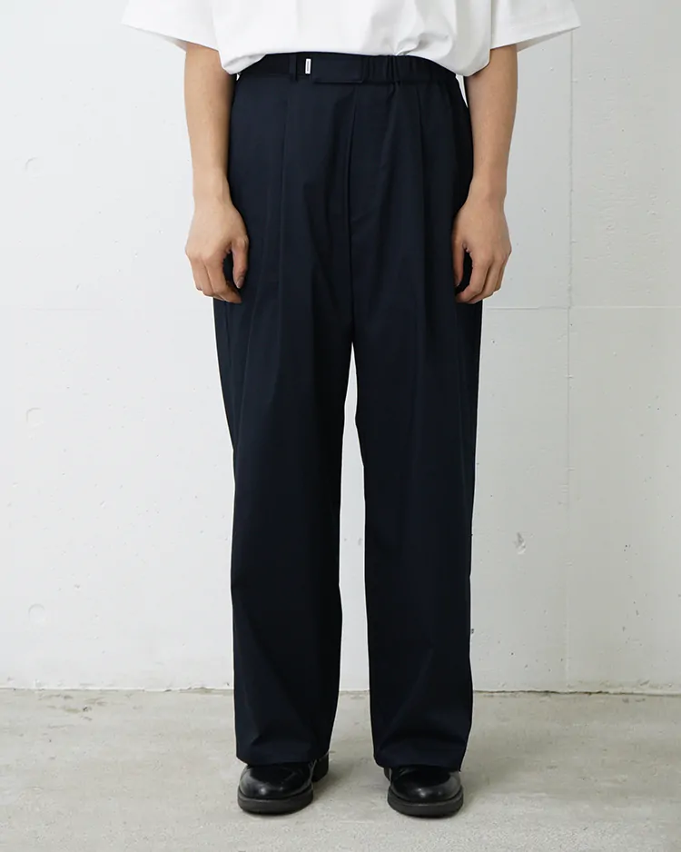 Graphpaper (MEN) / Solotex Twill Wide Chef Pants / NAVY