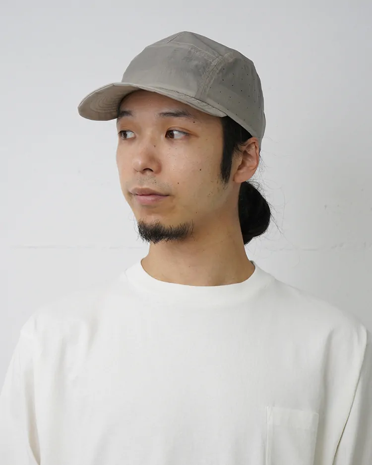 Goldwin / Sheer Nylon Cap / ARID BEIGE (AR)