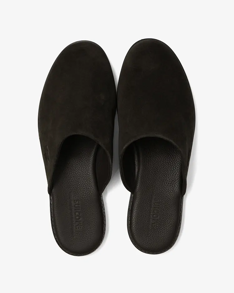 SUICOKE / FL SLIDES / DK.BROWN