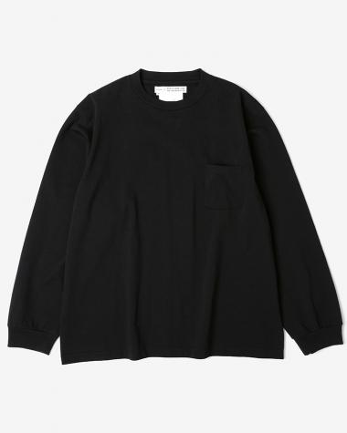 YAECA (MEN) / Dry-Touch Long Sleeve T-Shirt / BLACK