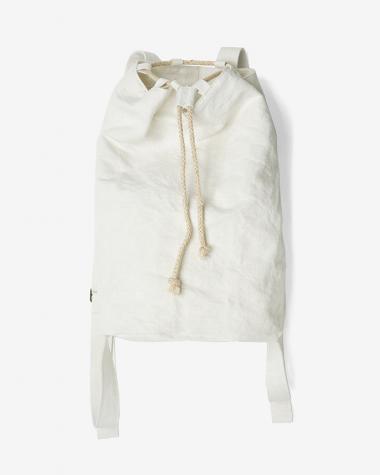 YAECA (WOMEN) / Drawstring Backpack / WHITE
