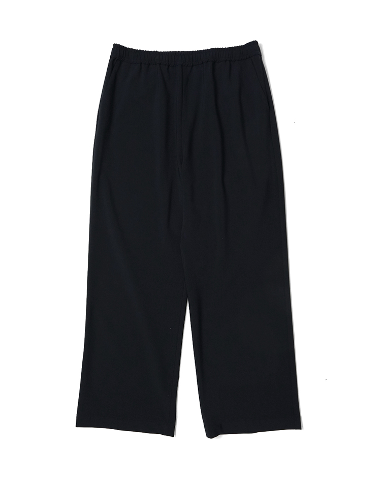 Dice&Dice / WOOL WIDE EASY PANTS  / DARK NAVY		