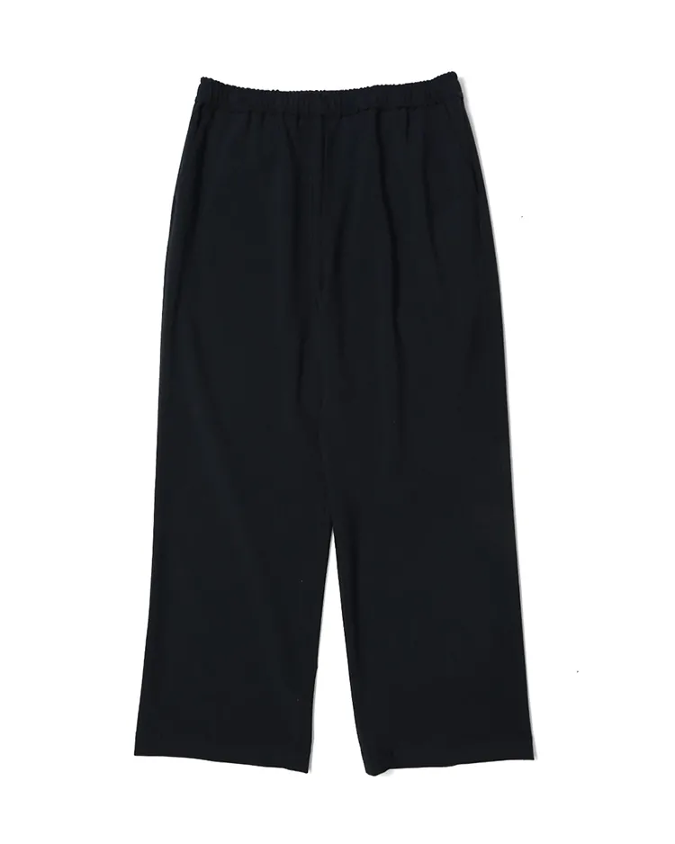 Dice&Dice / WOOL WIDE EASY PANTS  / DARK NAVY		