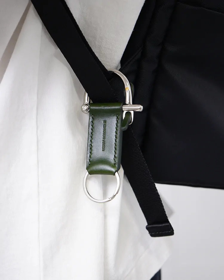ED ROBERT JUDSON / MARKA - karabiner key holder / GREEN