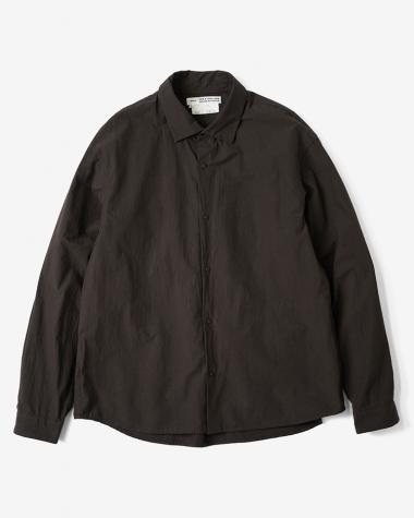  / L/S Comfort Shirt-Extra Wide  / D.BROWN