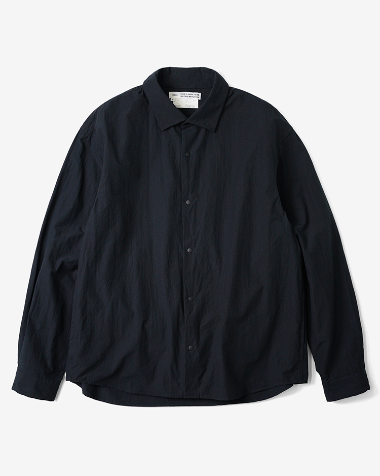 YAECA (MEN) / L/S Comfort Shirt-Extra Wide  / D.NAVY