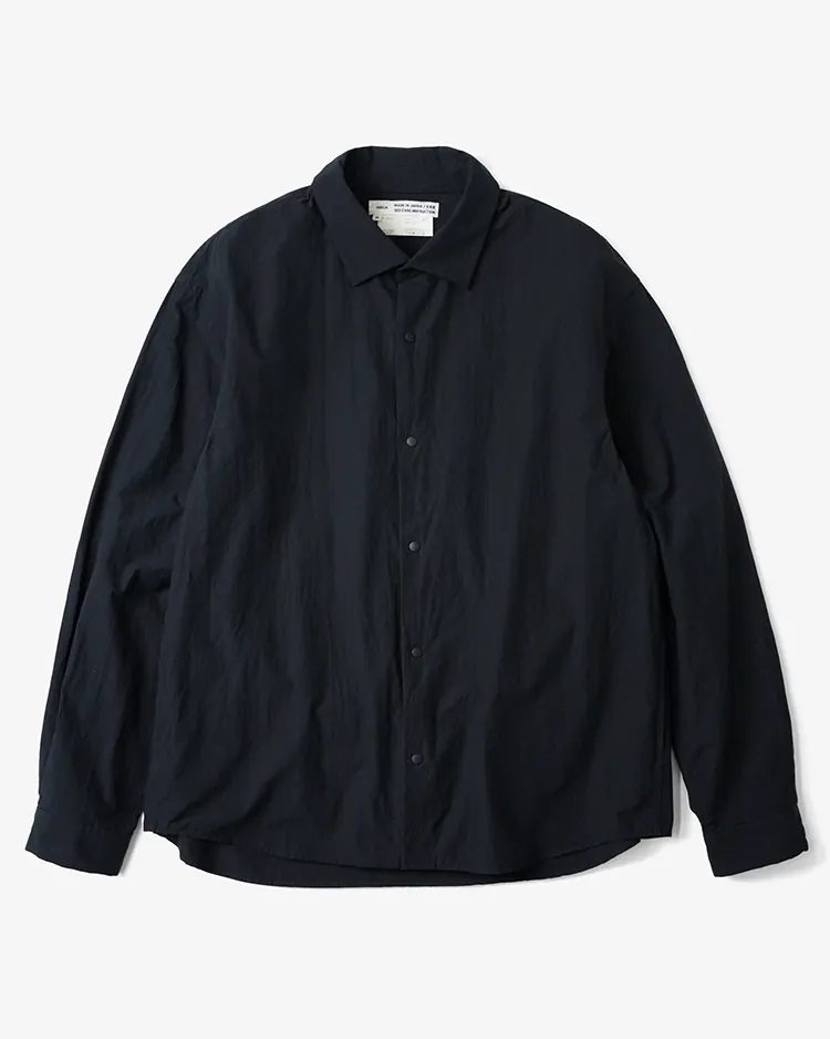 YAECA (MEN) / L/S Comfort Shirt-Extra Wide  / D.NAVY