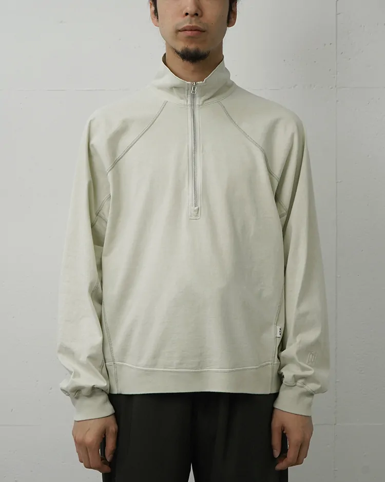 NTN / N1 HALF ZIP L/S PULLOVER / MIST