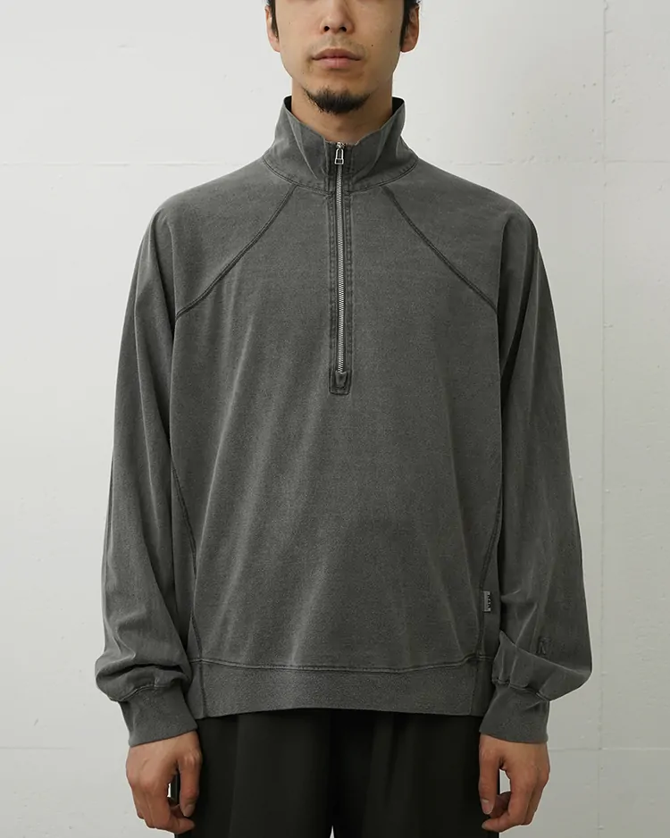 NTN / N1 HALF ZIP L/S PULLOVER / STONE