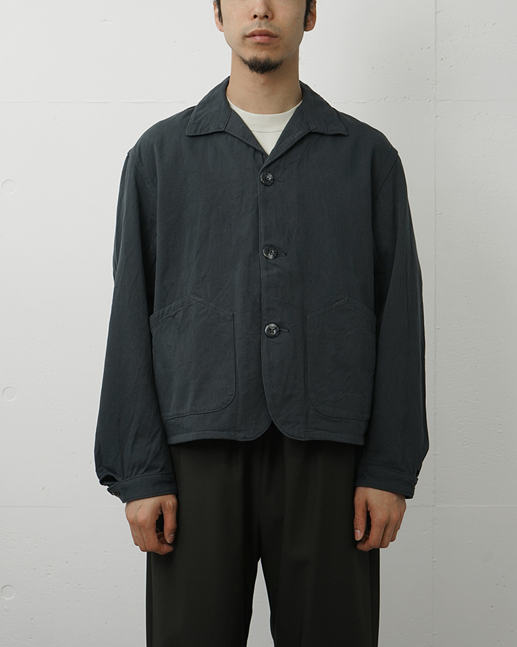 PHIGVEL / DRILL CLOTH FIELD JACKET / DUST NAVY