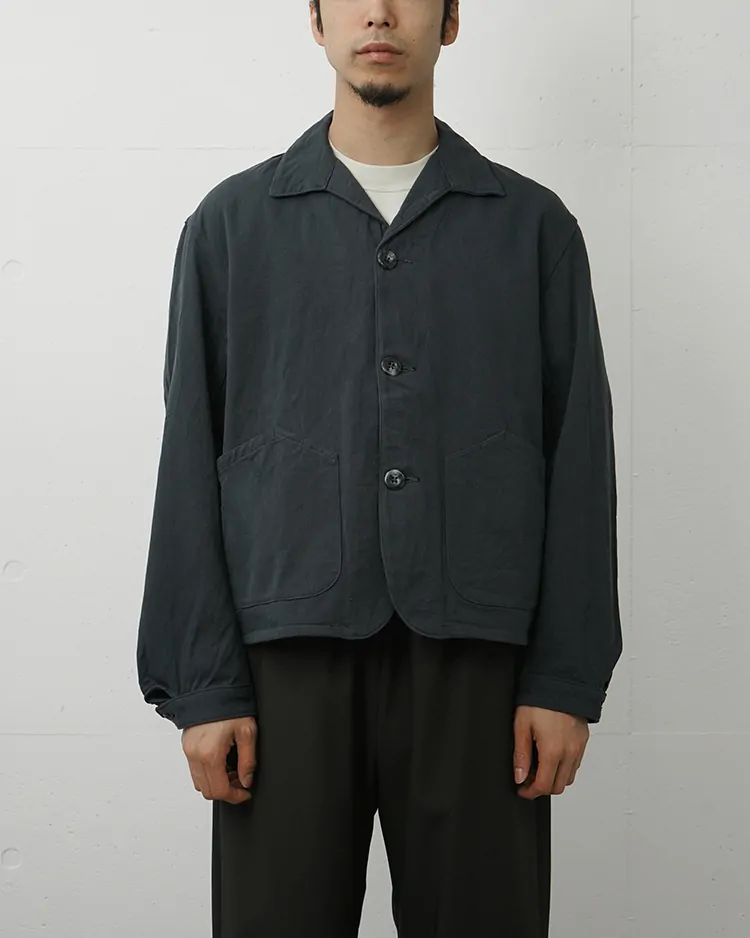 PHIGVEL / DRILL CLOTH FIELD JACKET / DUST NAVY