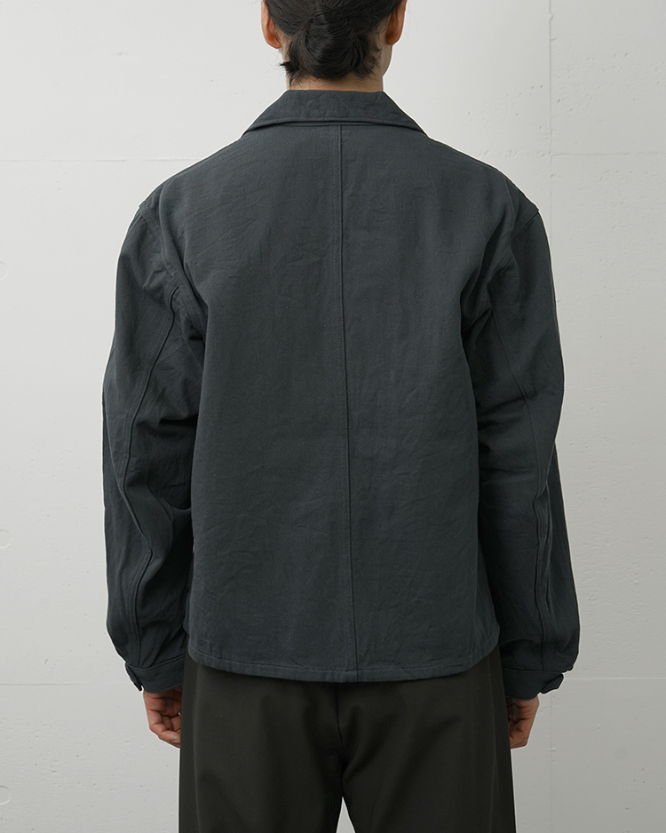 DRILL CLOTH FIELD JACKET / DUST NAVY | PHIGVEL(フィグベル) | OUTER