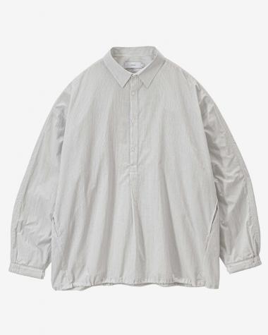 Graphpaper (MEN) / Seersucker Pullover Shirt / WHITE