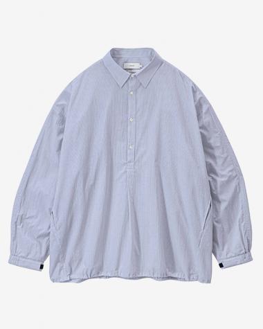  / Seersucker Pullover Shirt / BLUE