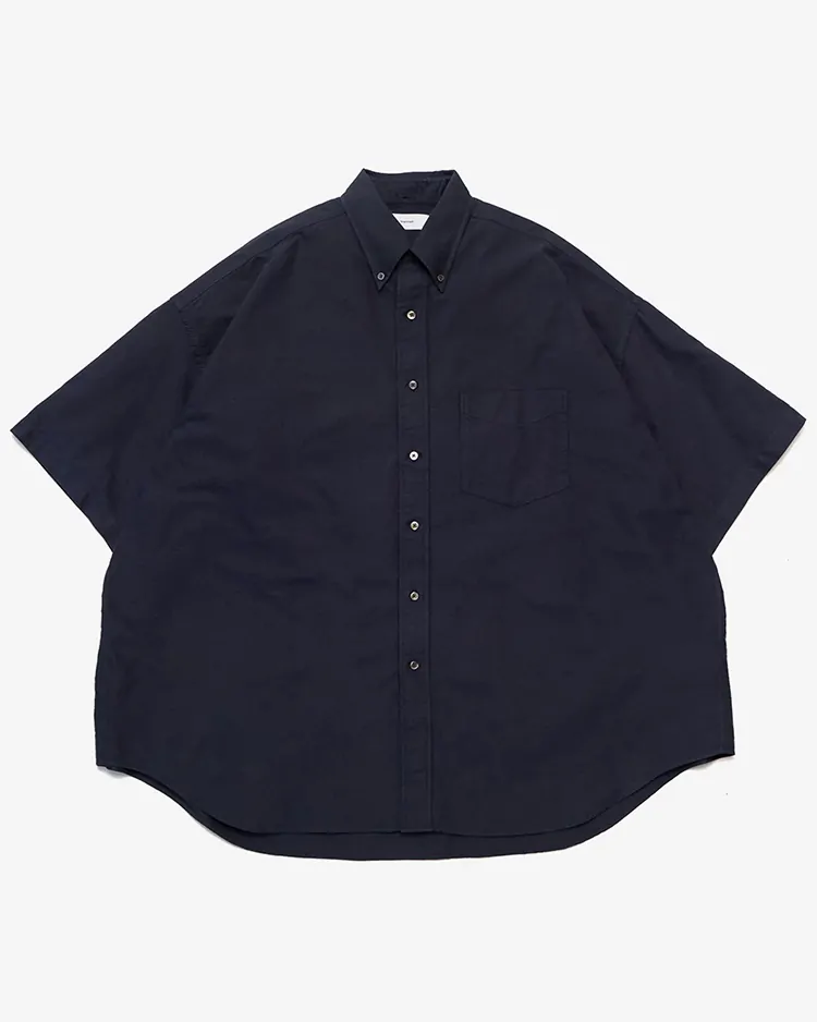Graphpaper (MEN) / Oxford S/S Oversized B.D Shirt / NAVY
