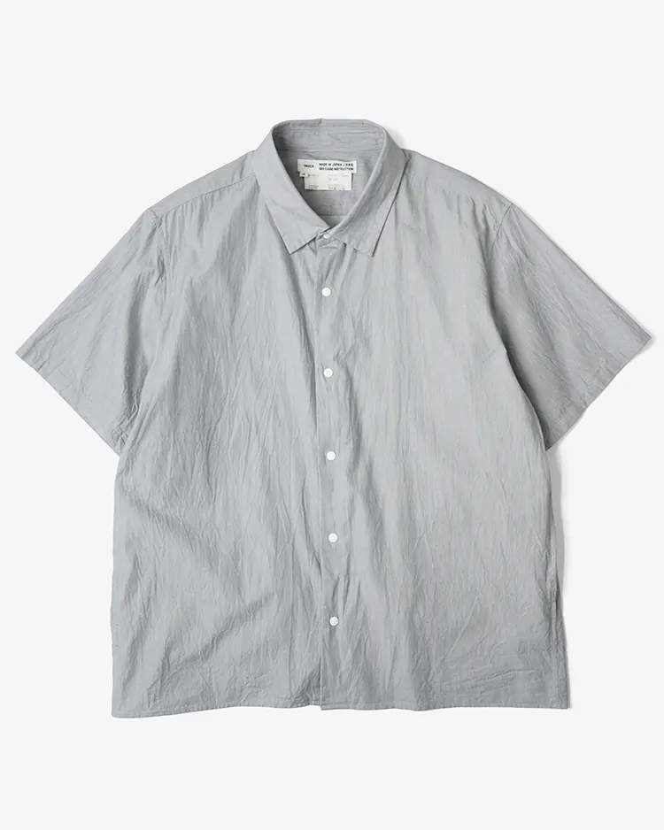 YAECA (MEN) / Comfort Shirt-Relaxed Square S/S / HAIRLINE-ST
