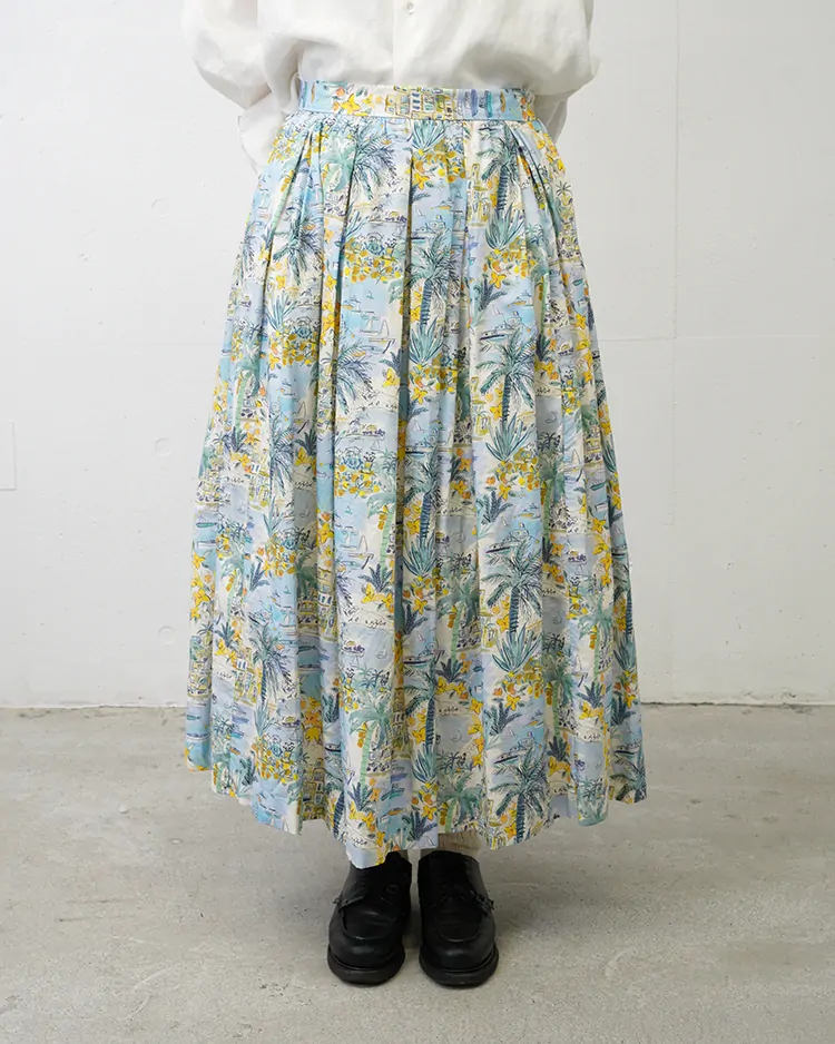 YAECA (WOMEN) / Gathered Skirt / CAPE VISTA