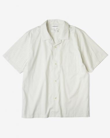 YAECA (MEN) / Short-Sleeve Pajama Shirt / STRIPE
