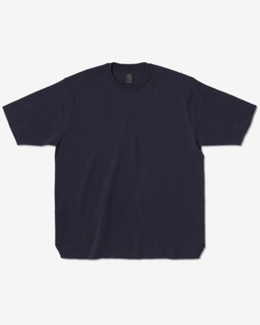  / 32G SMOOTH KNIT T-SHIRT / NAVY