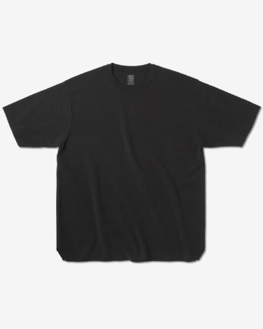  / 32G SMOOTH KNIT T-SHIRT / BLACK