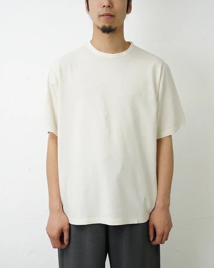BATONER (MEN) / WASHI T-SHIRT / WHITE