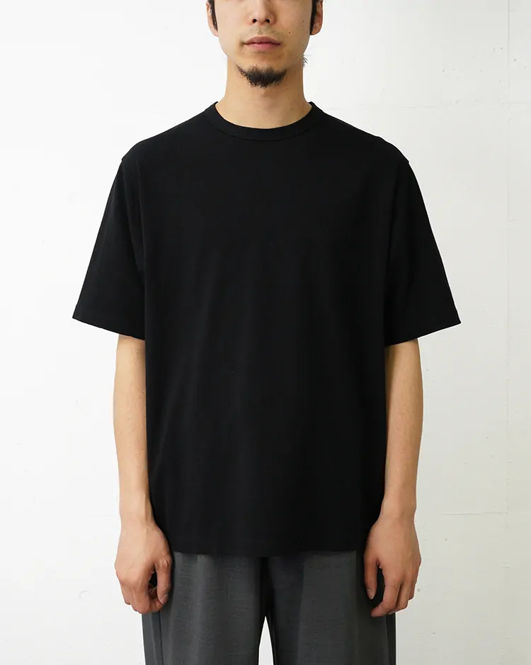 BATONER (MEN) / WASHI T-SHIRT / BLACK