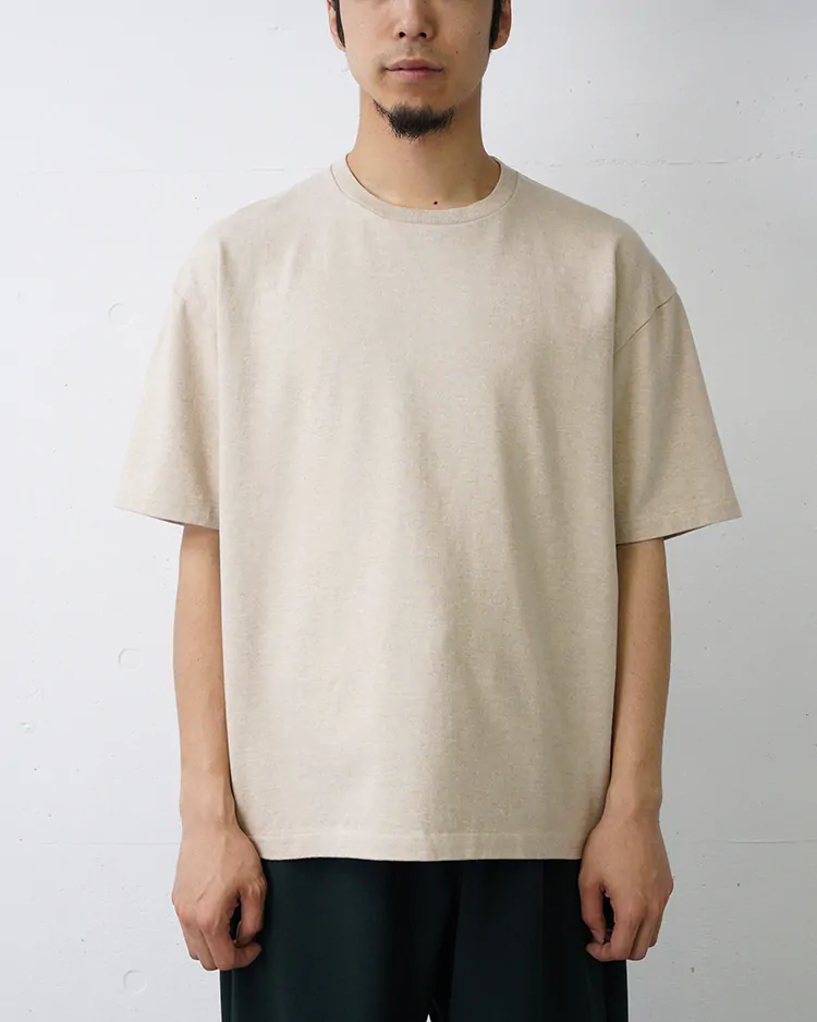 BATONER (MEN) / MERIYASU T-SHIRT HEAVY(PACK) / HEATHER BEIGE 
