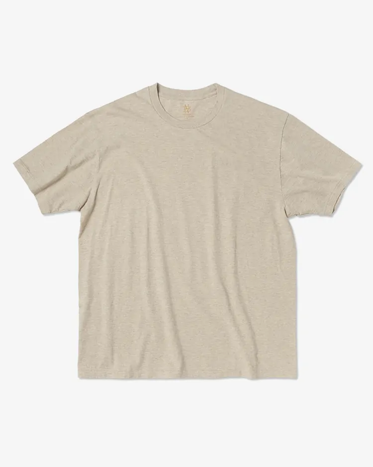 BATONER (MEN) / MERIYASU T-SHIRT LIGHT(PACK) / HEATHER BEIGE 