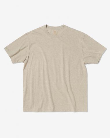  / MERIYASU T-SHIRT LIGHT(PACK) / HEATHER BEIGE 