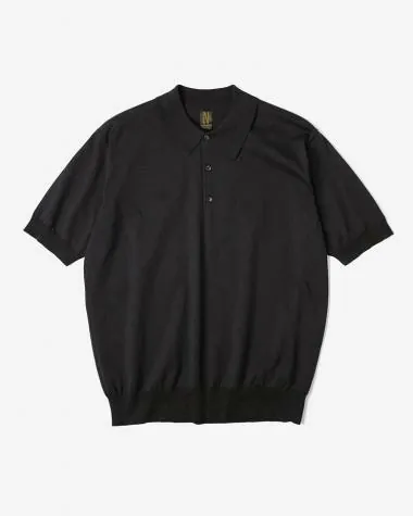 BATONER (MEN) / CARIBBEAN SEAISLAND COTTON POLO SHORT SLEEVE / BROWN