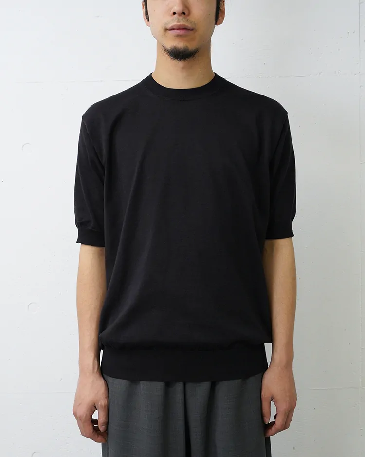 BATONER (MEN) / CARIBBEAN SEAISLAND COTTON CREW NECK SHORT SLEEVE / BROWN