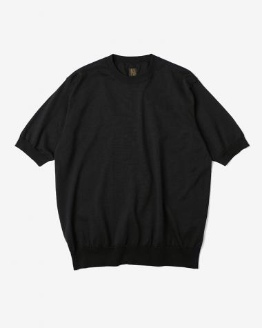  / CARIBBEAN SEAISLAND COTTON CREW NECK SHORT SLEEVE / BLACK