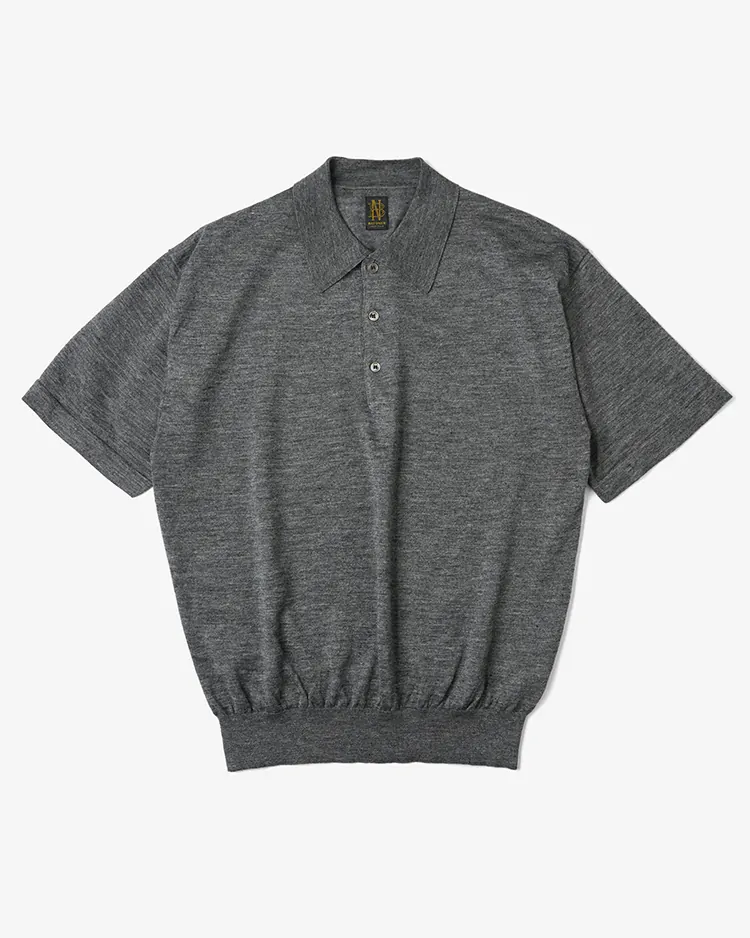 BATONER (MEN) / CHOMA POLO SHORT SLEEVE / GREY