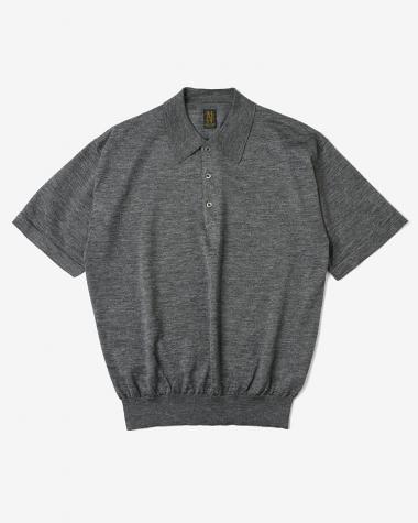  / CHOMA POLO SHORT SLEEVE / GREY