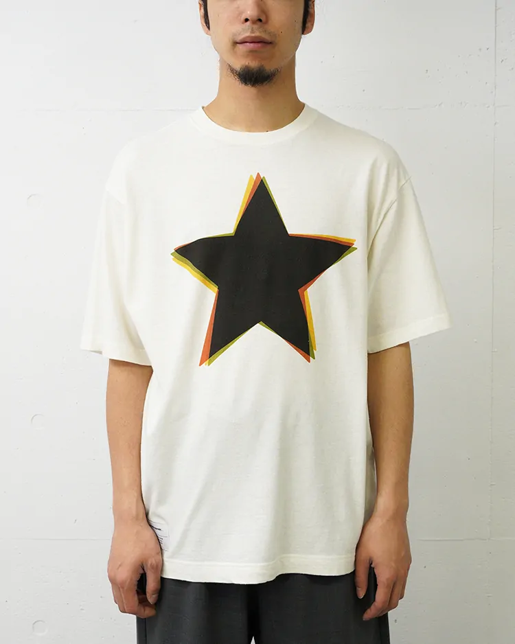THE INOUE BROTHERS... / Black Star T-Shirt / WHITE