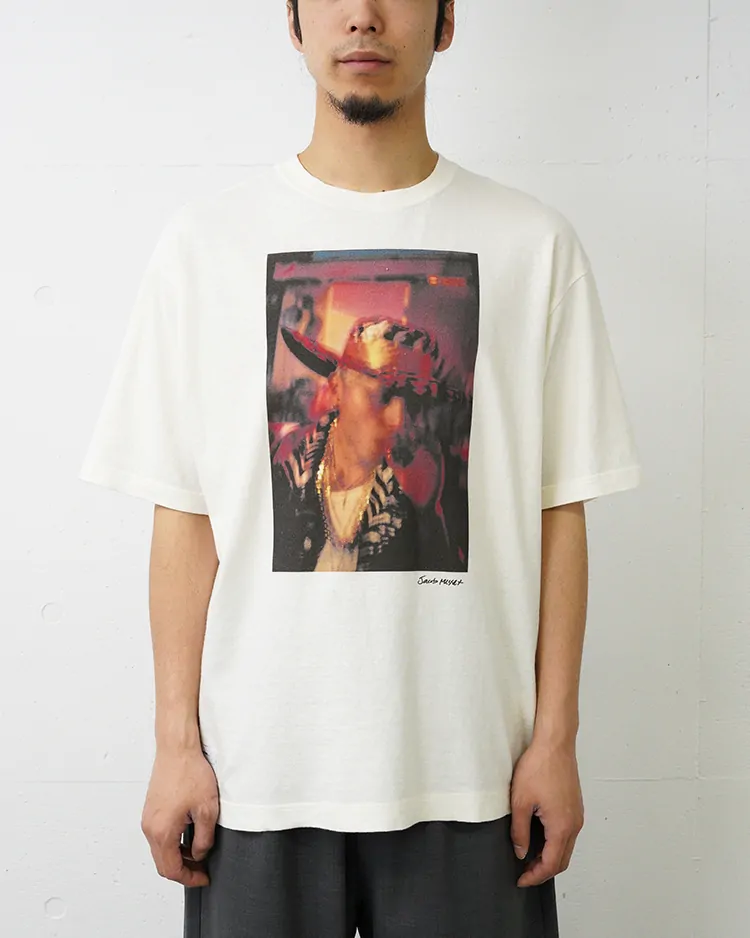 THE INOUE BROTHERS... / Jacob Messex: Cowboy T-Shirt / WHITE