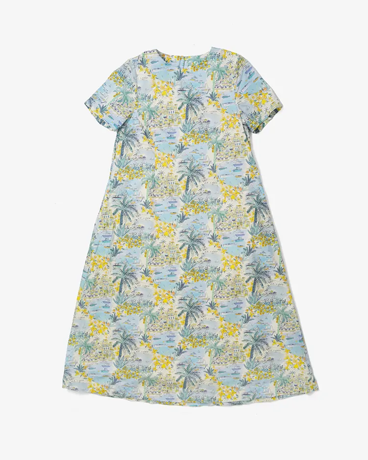 YAECA (WOMEN) / A-Line Short Sleeve Dress / CAPE VISTA