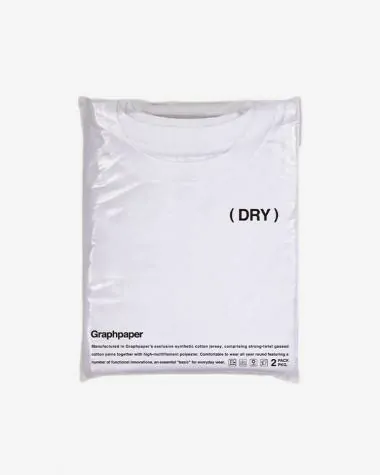 Graphpaper (MEN) / DRY 2-Pack Crew Neck Tee / WHITE