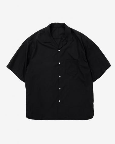 Sillage / re-engineered overshirt short sleeve black