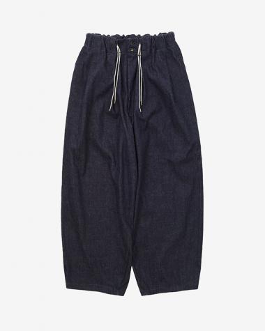 Sillage / circular pants denim one wash