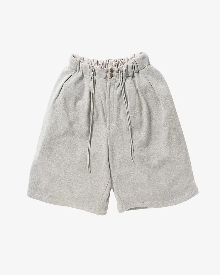 Sillage / loop wheel circular short pants